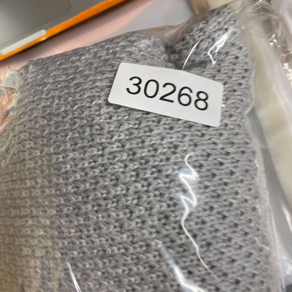 New Old Navy Sweater Pullover Women XS Gray Knit Crew Neck Long Sleeve Cotton - Picture 9 of 9